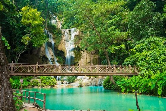 Kuang Si Waterfall At Luang Prabang Laos