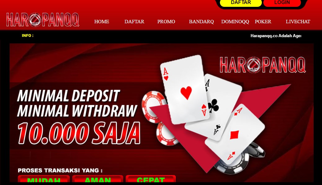 HarapanQQ Agen Dominoqq Online Terpercaya